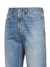Light blue cotton denim slim-fit jeans
