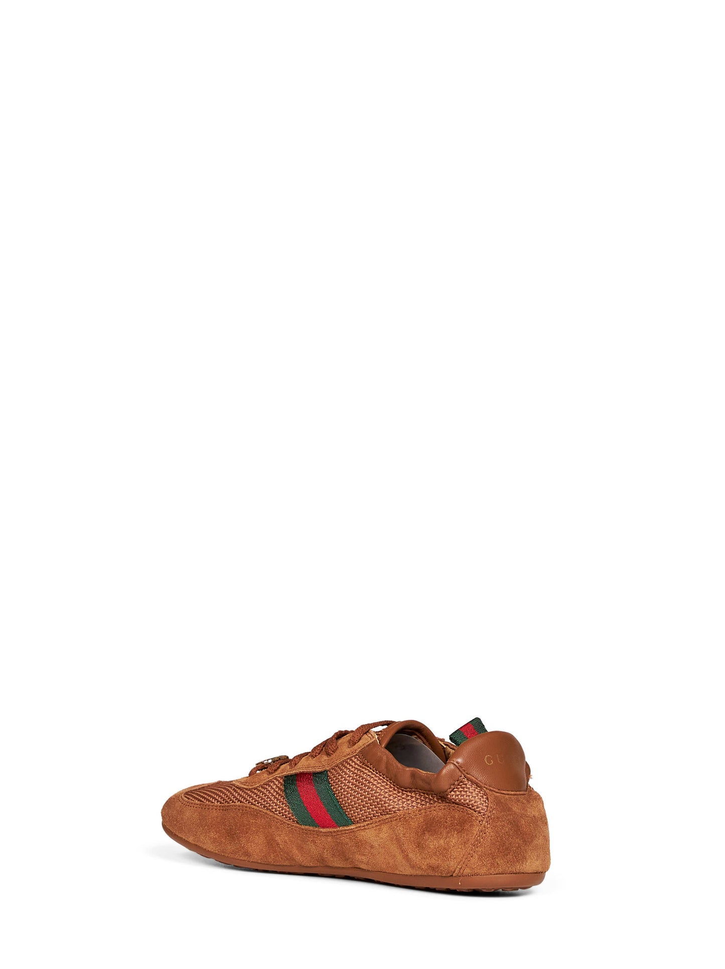 Sneakers Gucci Shift in tessuto tecnico e camoscio marrone