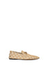 Mocassini Horsebit in canvas GG
