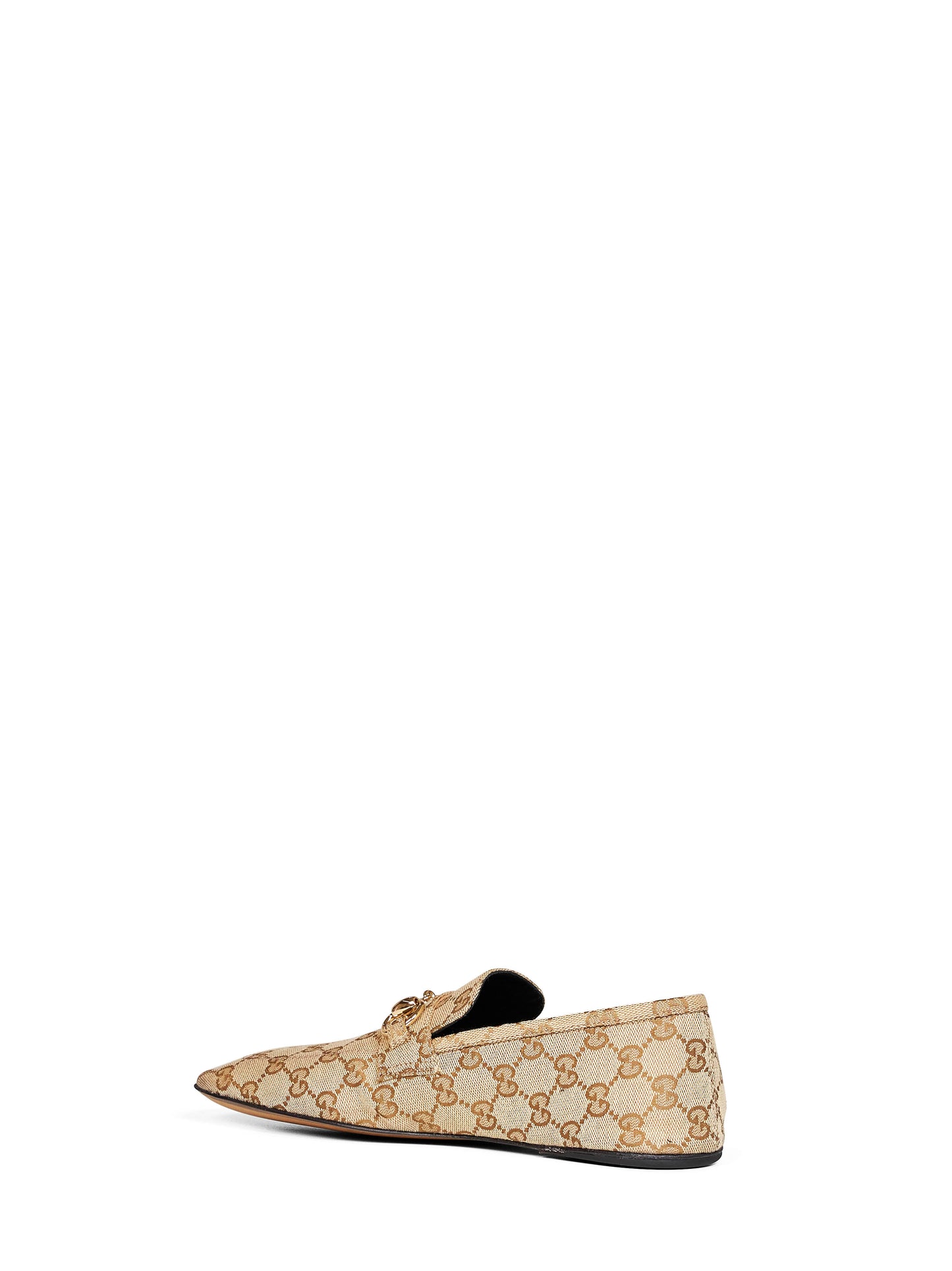 Mocassini Horsebit in canvas GG