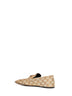 Mocassini Horsebit in canvas GG