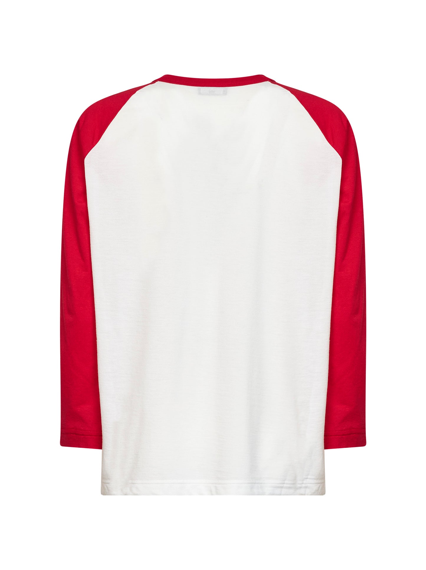 White printed cotton jersey T-shirt