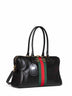 Black Borsetto large satchel bag