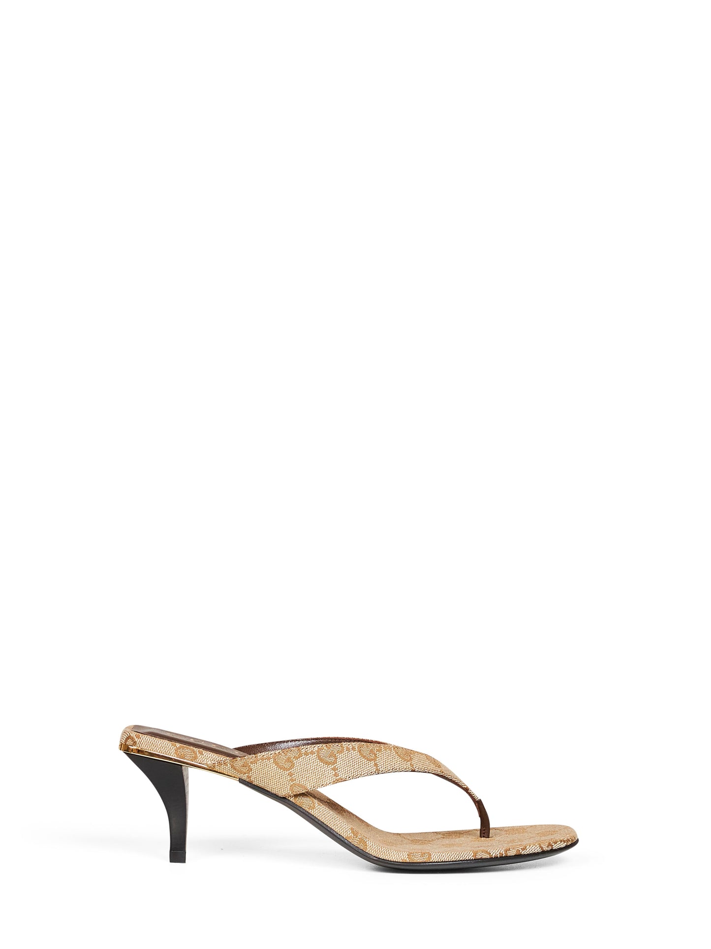 Sandali infradito Vittoria in canvas GG