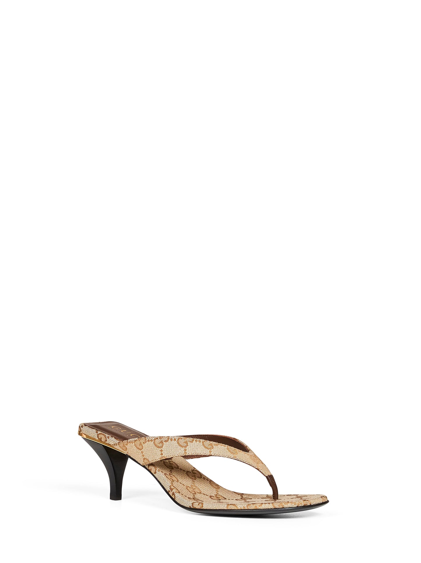 Sandali infradito Vittoria in canvas GG