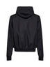 Giacca con cappuccio reversibile in cotone e nylon GG