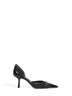 Pumps Savoy Horsebit in canvas GG in nero