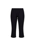 Pantaloni Capri in jersey jacquard GG nero