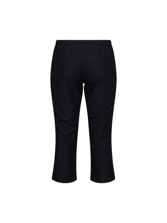 Black GG jacquard jersey Capri pants