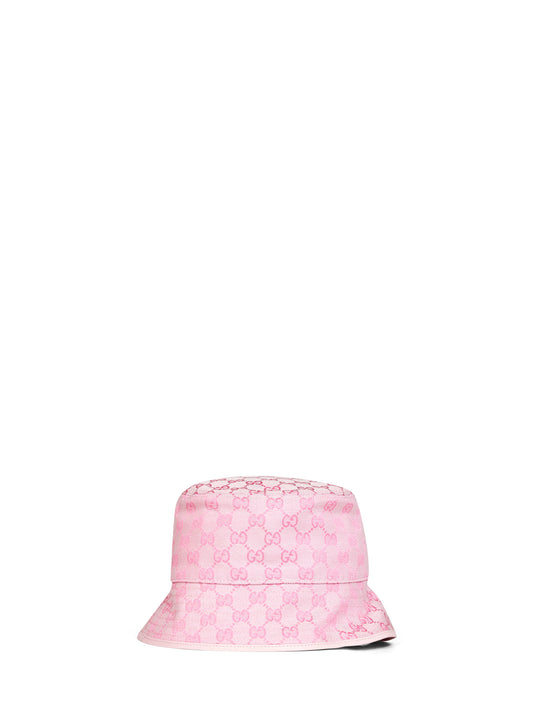 Light pink GG canvas bucket hat