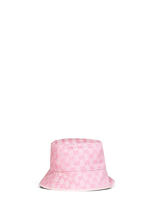 Light pink GG canvas bucket hat