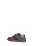 Dark grey perforated leather Screener sneakers