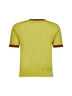 T-shirt Airy Ringer in maglia di cashmere verde