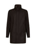 Cappotto a collo alto in marrone <BR/>