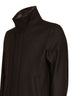 Cappotto a collo alto in marrone <BR/>