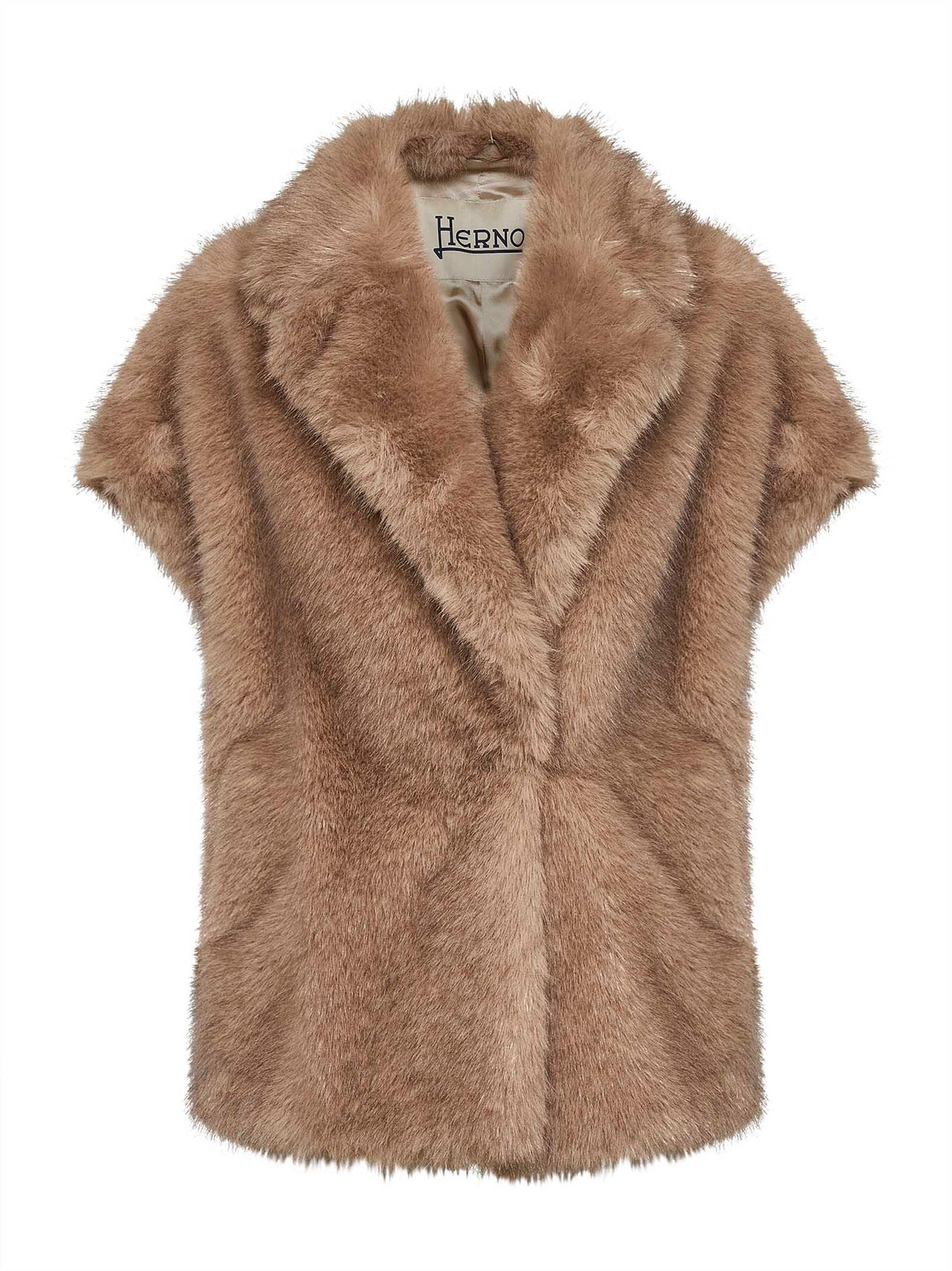 Chantilly long-hair faux fur vest