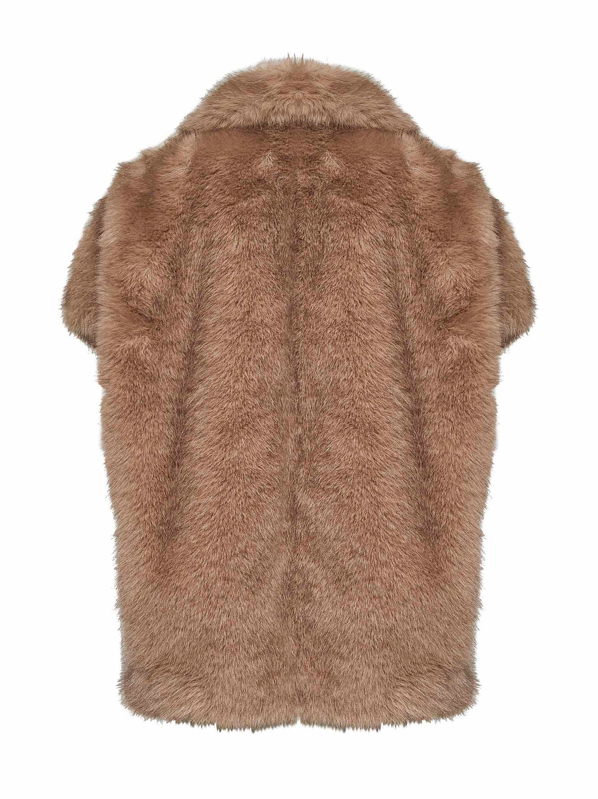 Chantilly long-hair faux fur vest