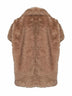 Chantilly long-hair faux fur vest