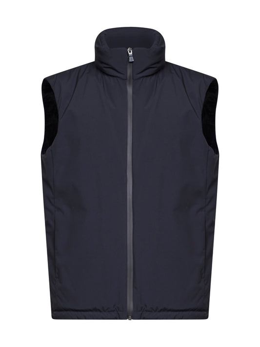 Gilet imbottito 2 Layers Windstopper blu navy