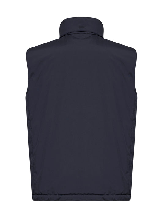 Gilet imbottito 2 Layers Windstopper blu navy