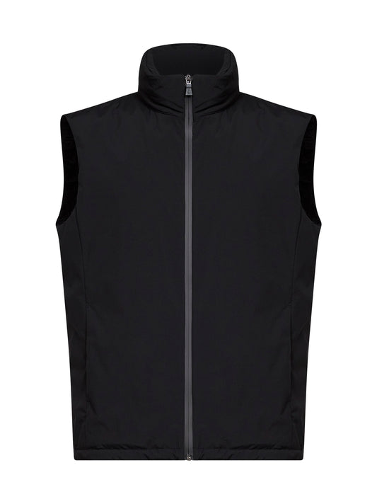 Gilet imbottito 2 Layers Windstopper nero