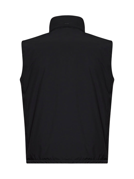 Gilet imbottito 2 Layers Windstopper nero