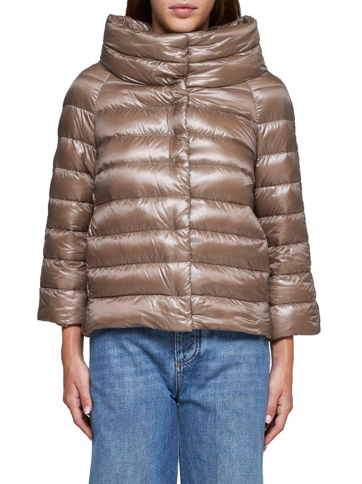 Piumino Sofia in nylon trapuntato<BR/>