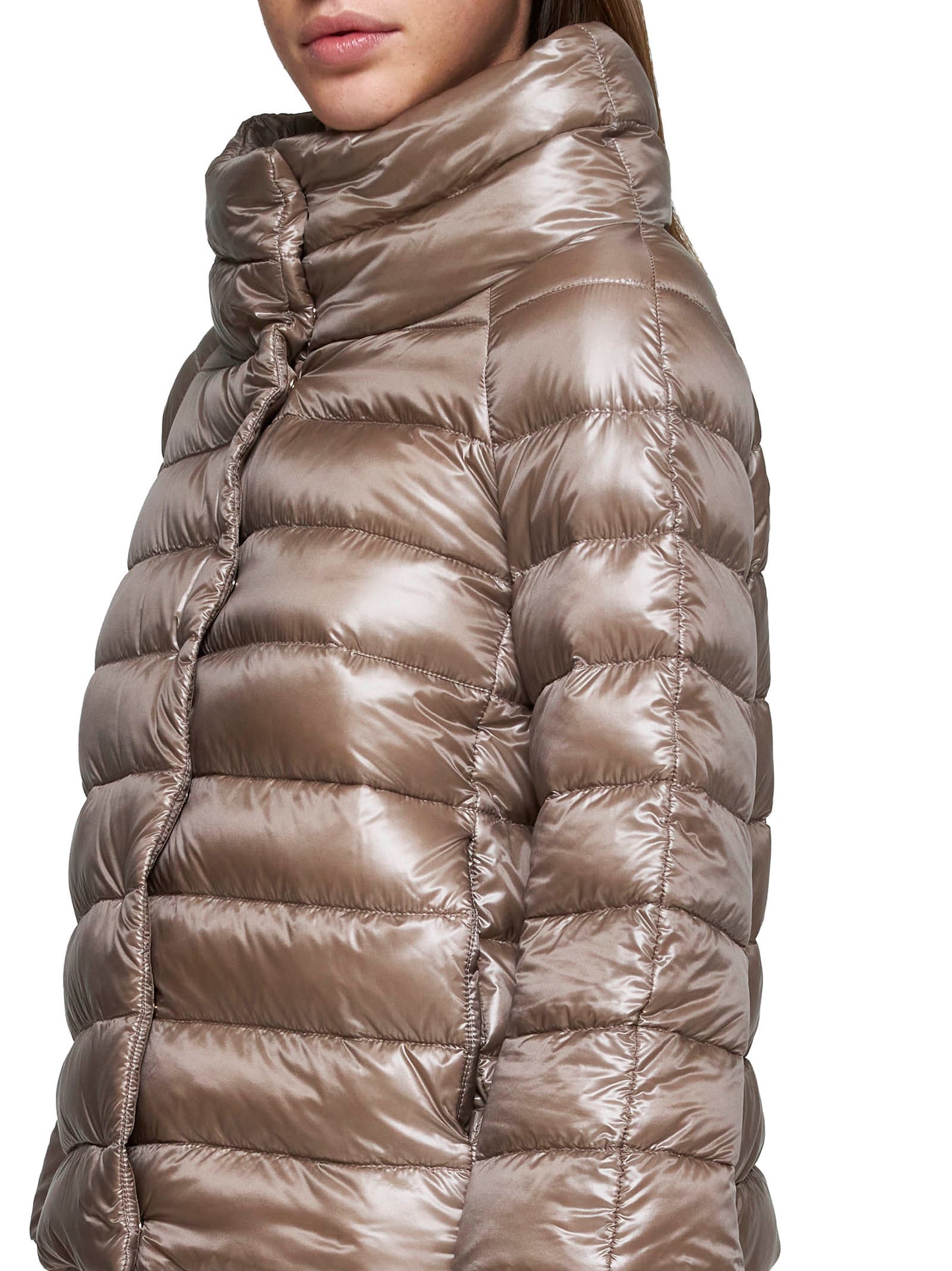 Piumino Sofia in nylon trapuntato<BR/>