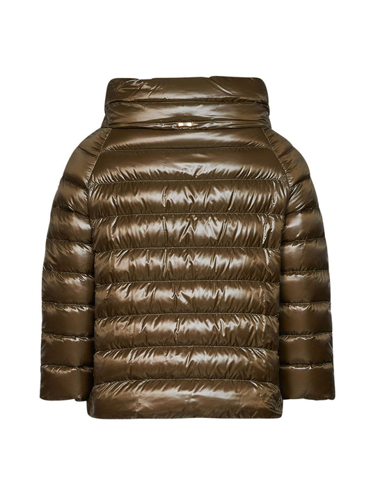 Military green Ultralight Nylon Sofia mini cape