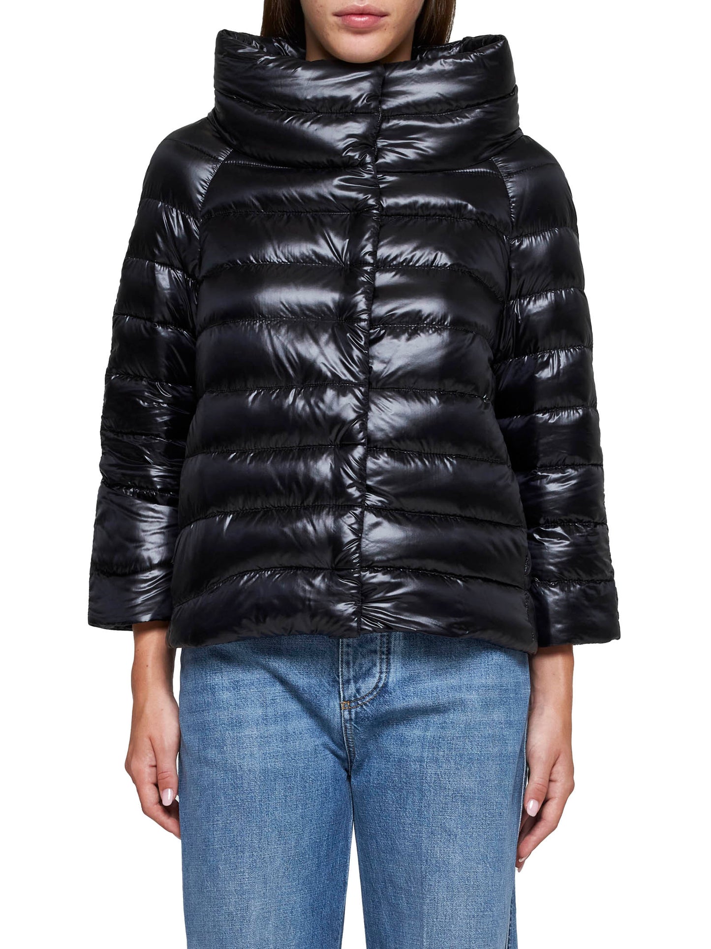 Piumino Sofia in nylon trapuntato<BR/>
