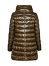 Piumino A-Shape Amelia in Nylon Ultralight verde militare