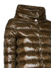 Piumino A-Shape Amelia in Nylon Ultralight verde militare