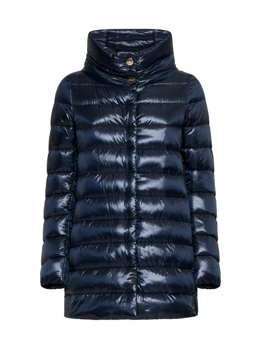 Amelia quilted nylon down jacket