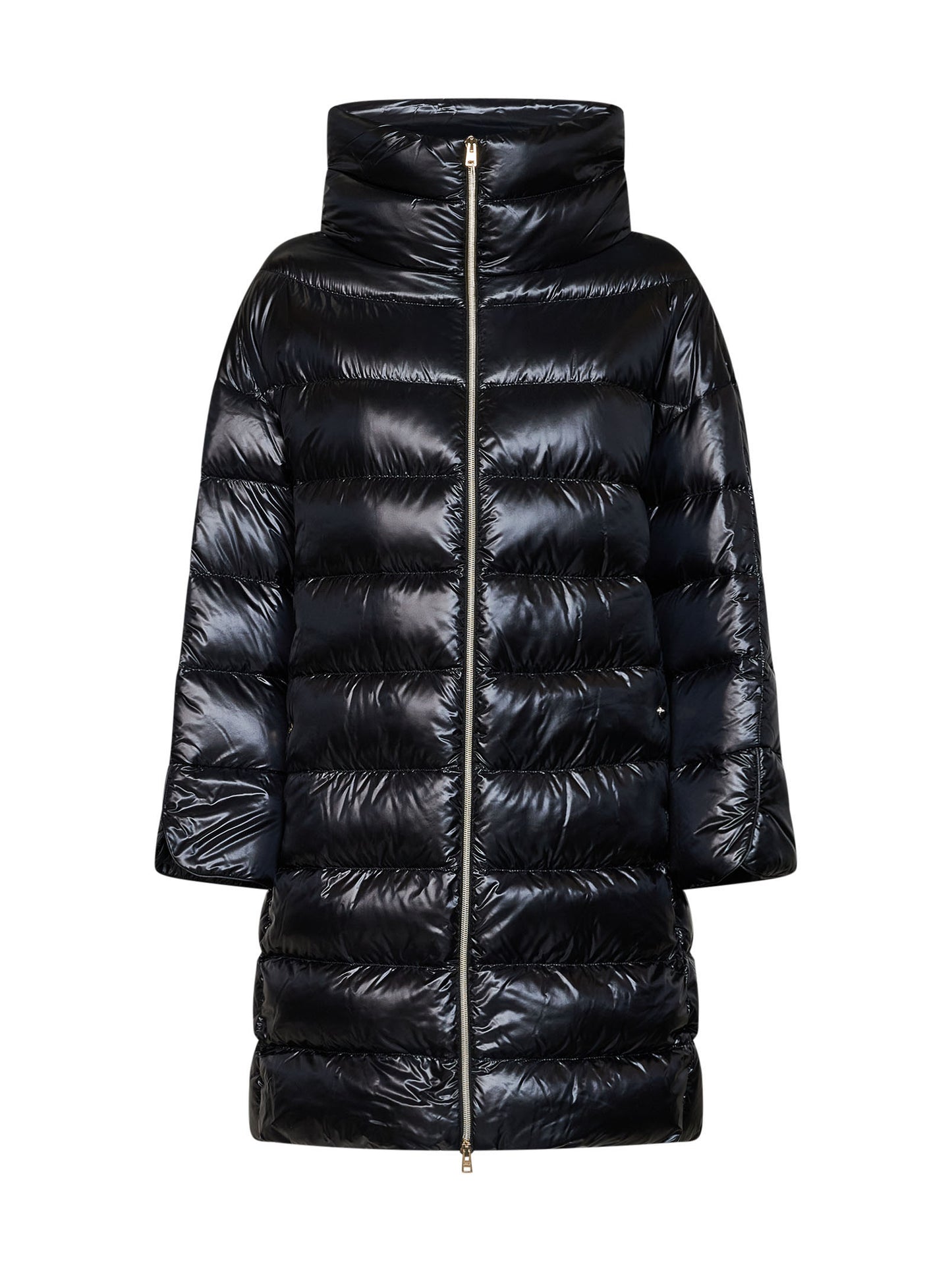 Piumino midi Matilde in Nylon Ultralight nero