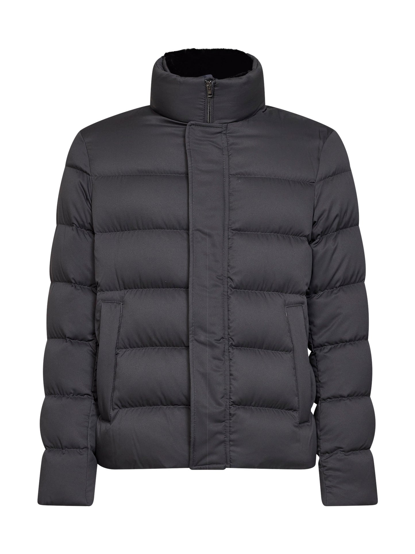 Bomber in Arendelle e faux fur grigio
