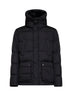 Bomber con cappuccio in nylon Chamonix nero