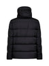 Bomber con cappuccio in nylon Chamonix nero