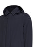 Parka con cappuccio in 2 Layers Windstopper blu navy
