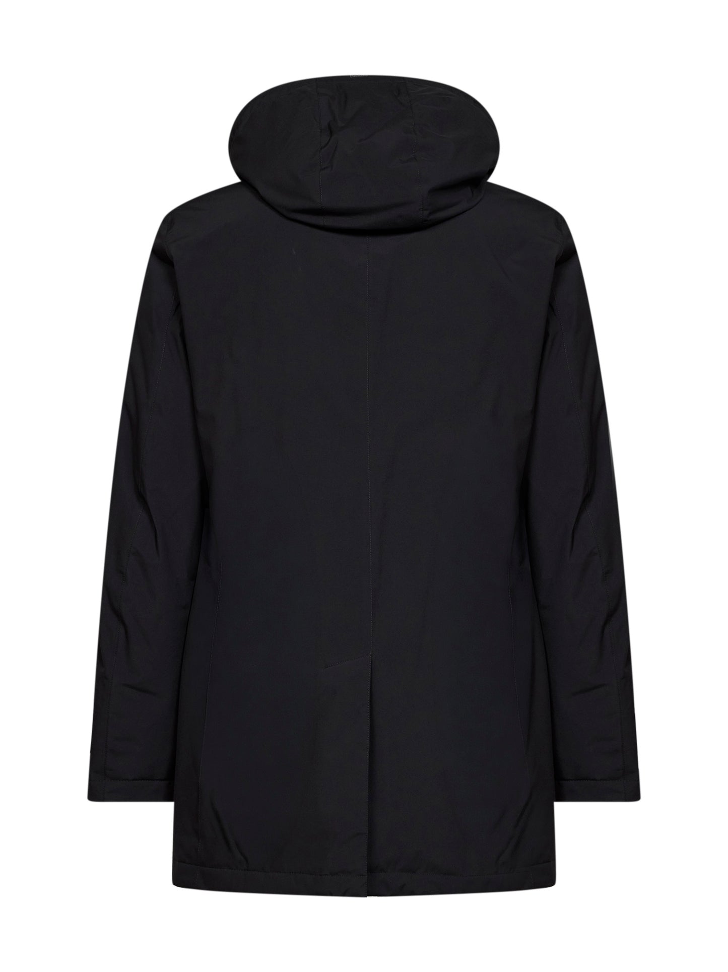 Parka con cappuccio in 2 Layers Windstopper nero