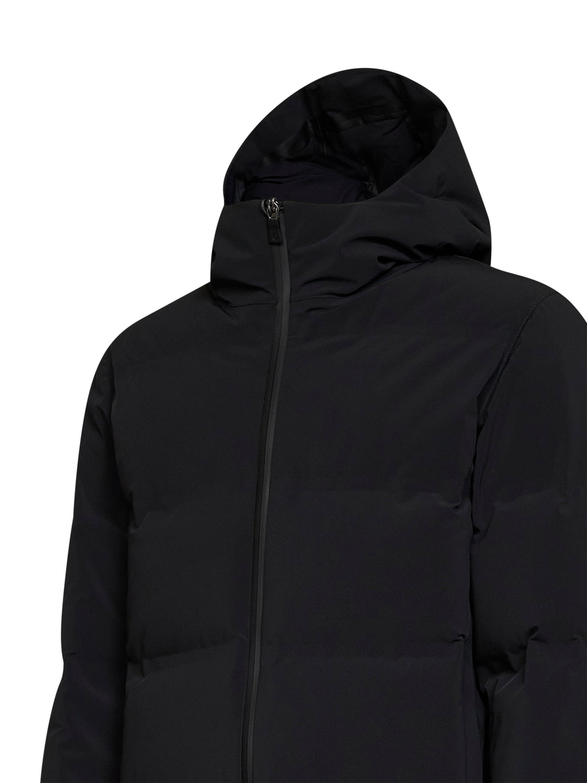 Black New Impact hooded padded jacket