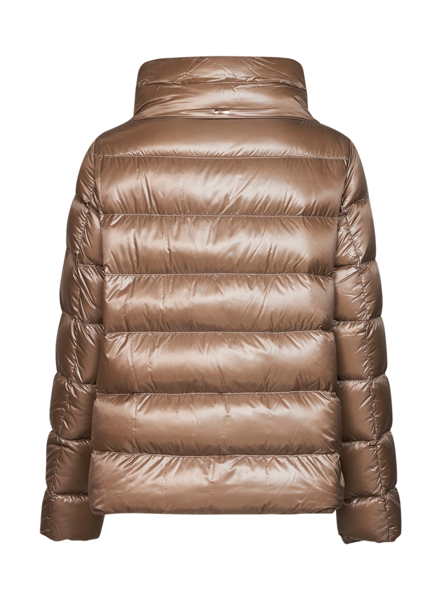 Piumino cappa in Nylon Ultralight tortora