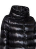 Black Ultralight Nylon cape down jacket