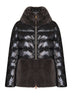 Cappa in Nylon Ultralight e lady alternative fur grigio