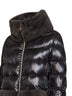 Cappa in Nylon Ultralight e lady alternative fur grigio