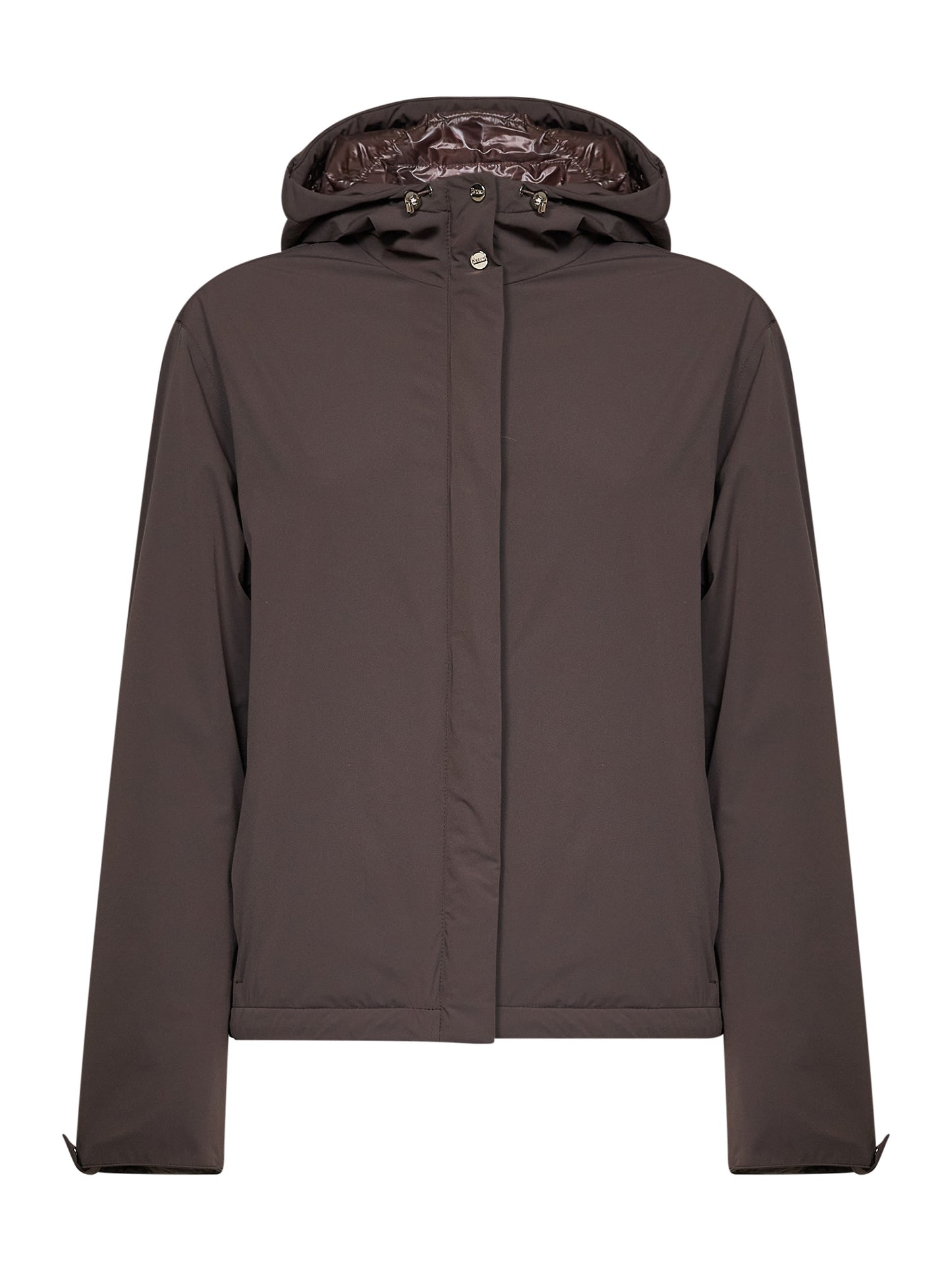 Giacca Resort in Nylon Travel 4-Way Stretch testa di moro