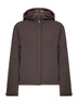 Giacca Resort in Nylon Travel 4-Way Stretch testa di moro