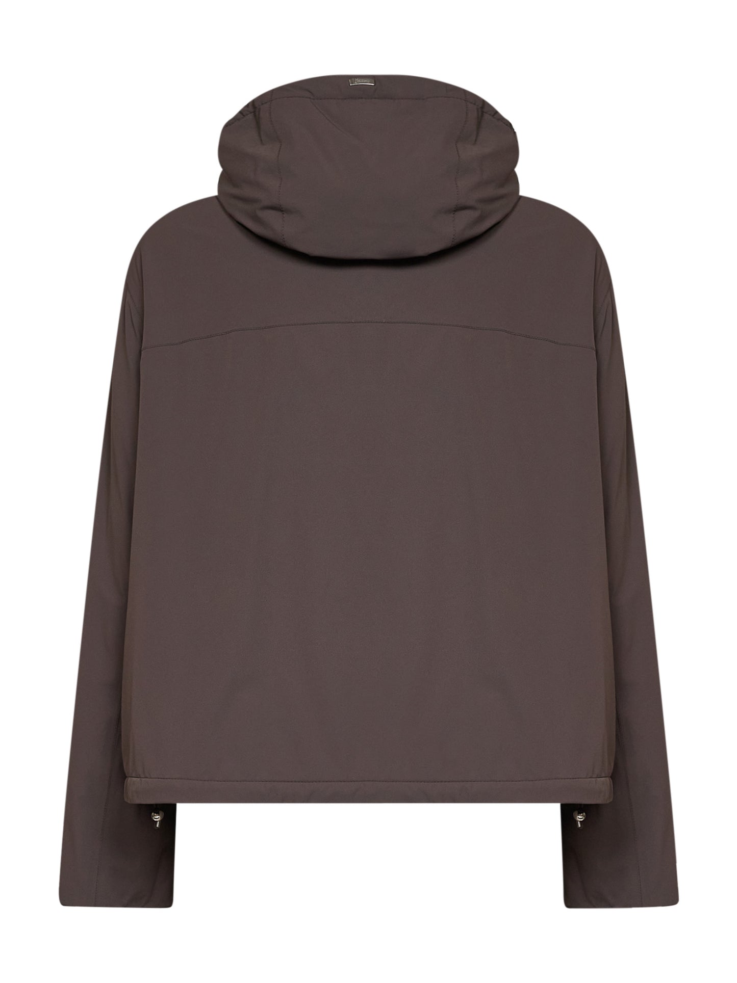 Giacca Resort in Nylon Travel 4-Way Stretch testa di moro