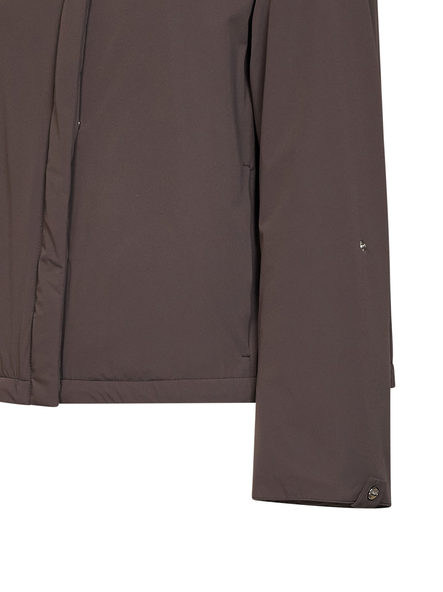 Giacca Resort in Nylon Travel 4-Way Stretch testa di moro