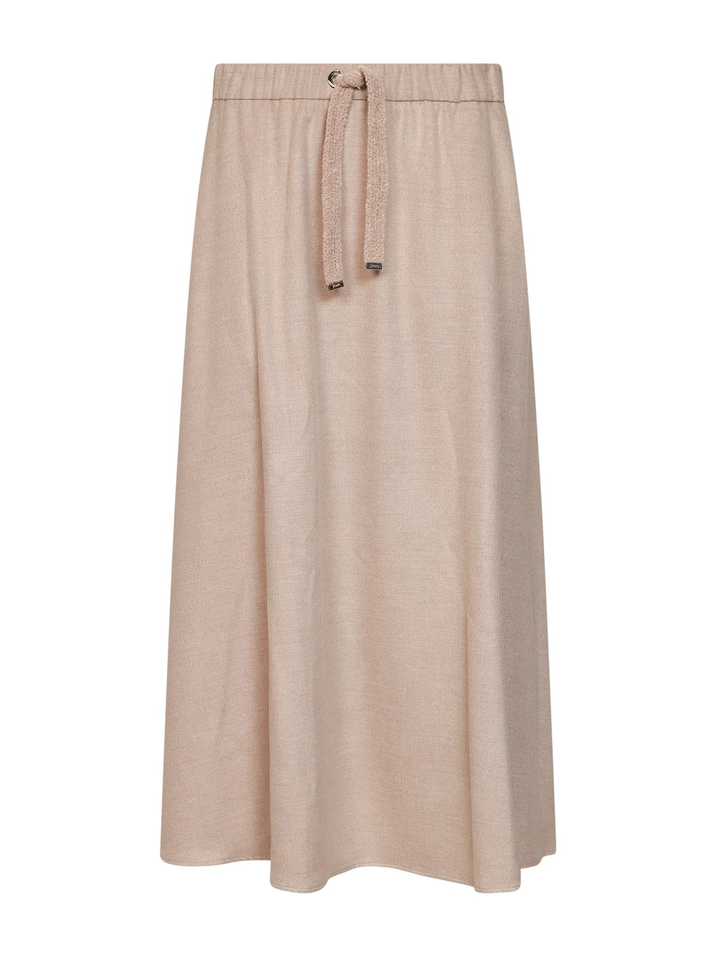 Chantilly cashmere-feel flannel Resort long skirt