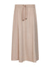 Chantilly cashmere-feel flannel Resort long skirt
